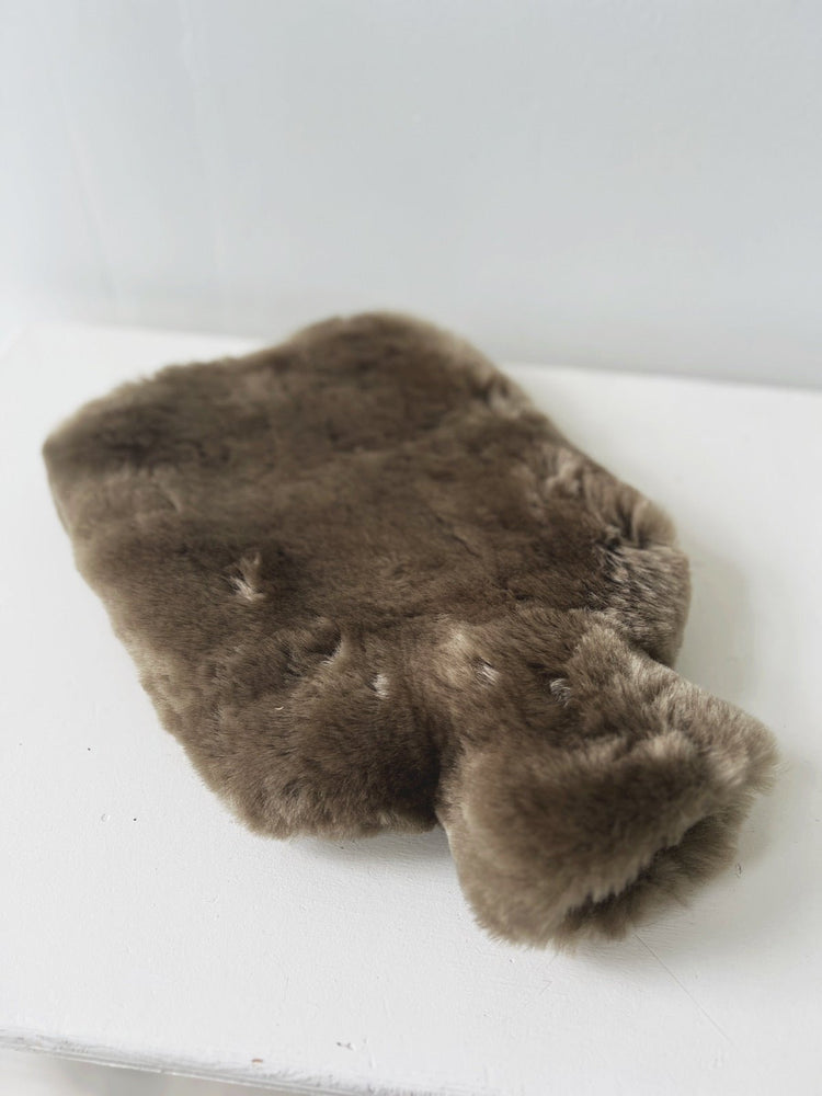 Hot Water Bottle w/ Fur Cover - Spring Sweet