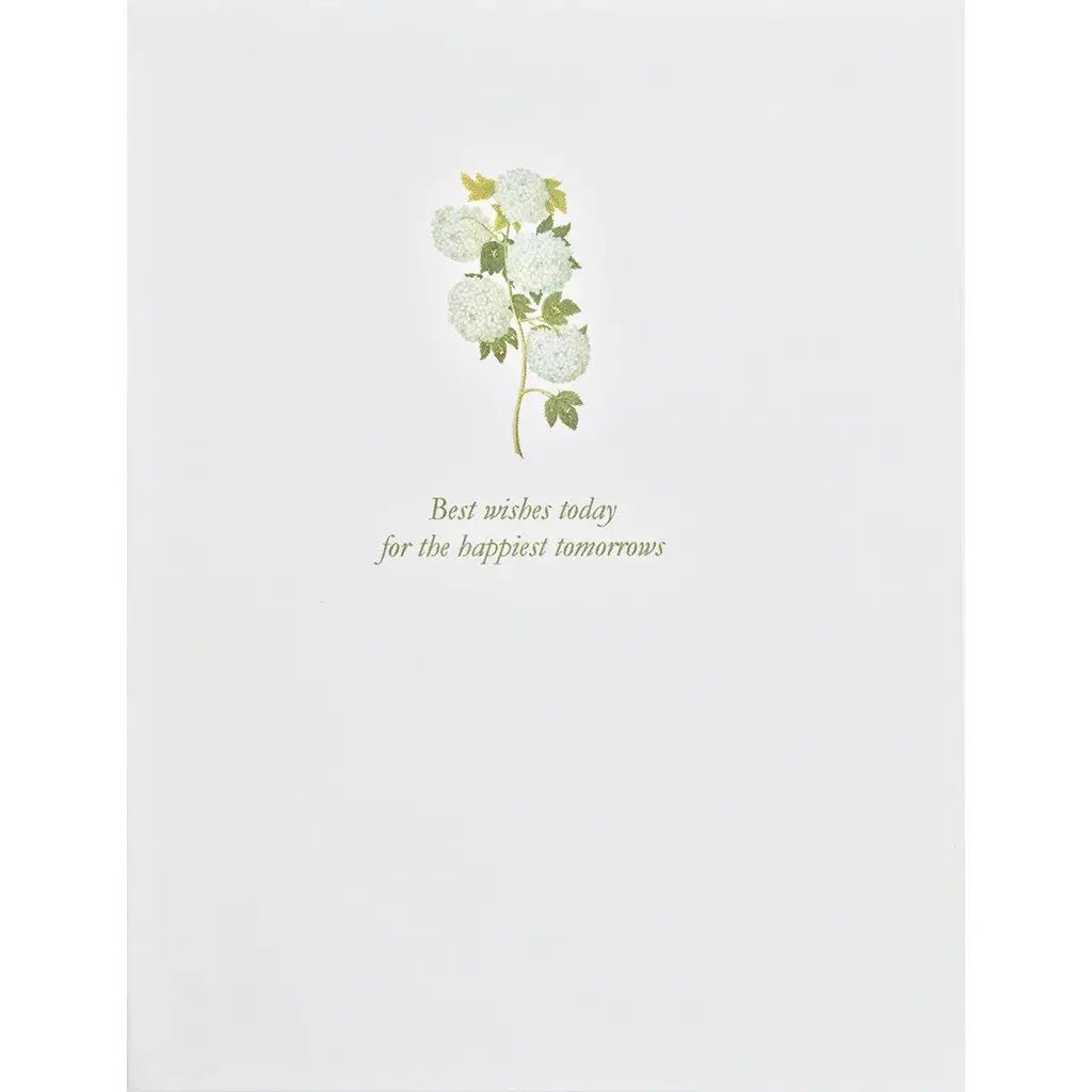 Hydrangea Wedding Card - Spring Sweet