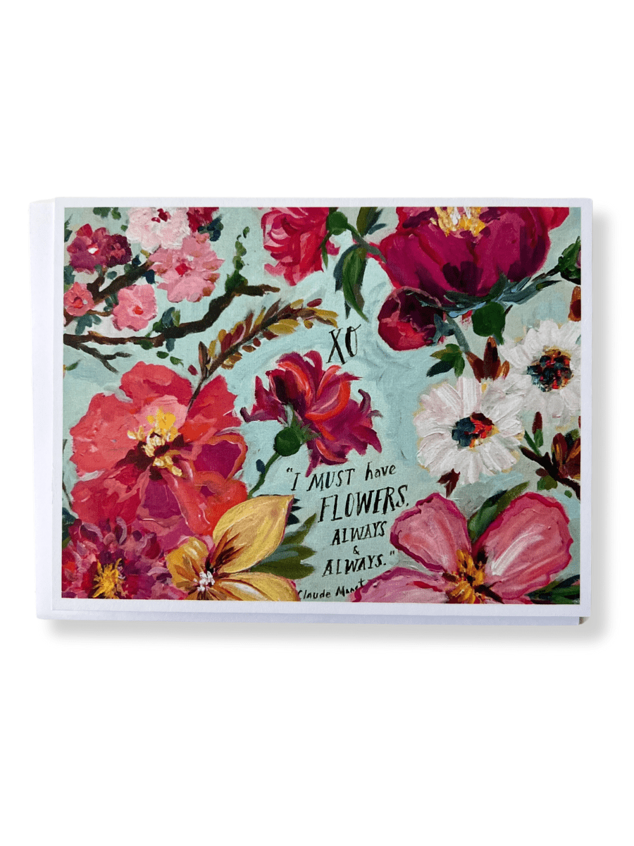 "I must have flowers" Card - Spring Sweet