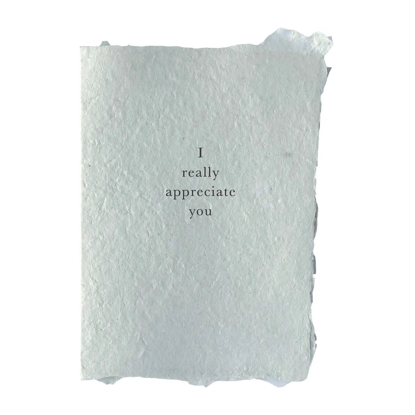 "i really appreciate you" Card - Spring Sweet