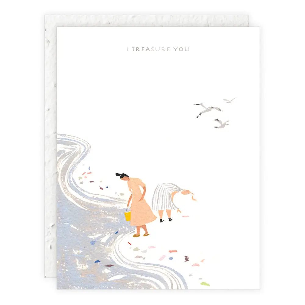 "I treasure you" Card - Spring Sweet