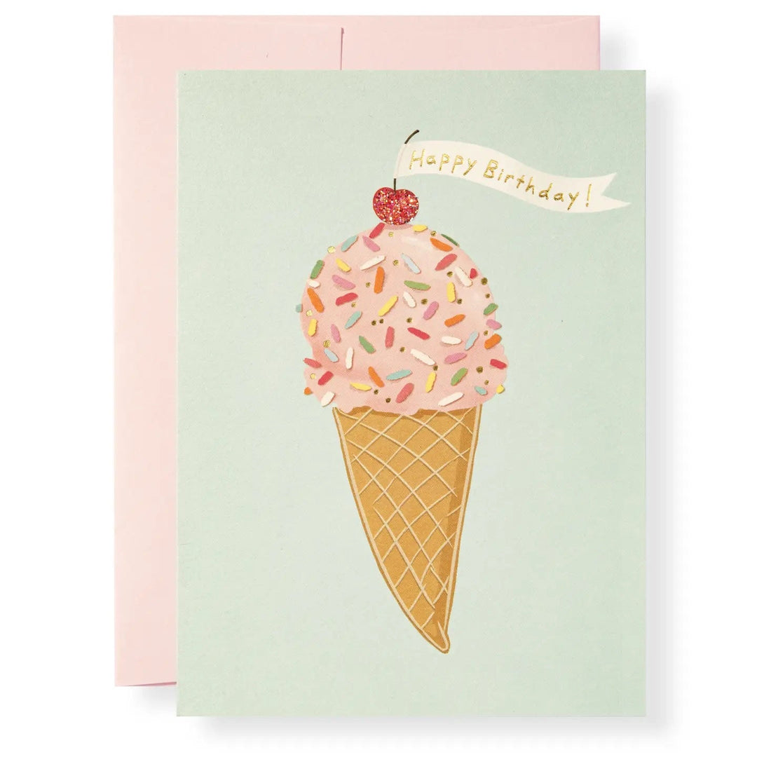 Ice Cream Cone Card - Spring Sweet