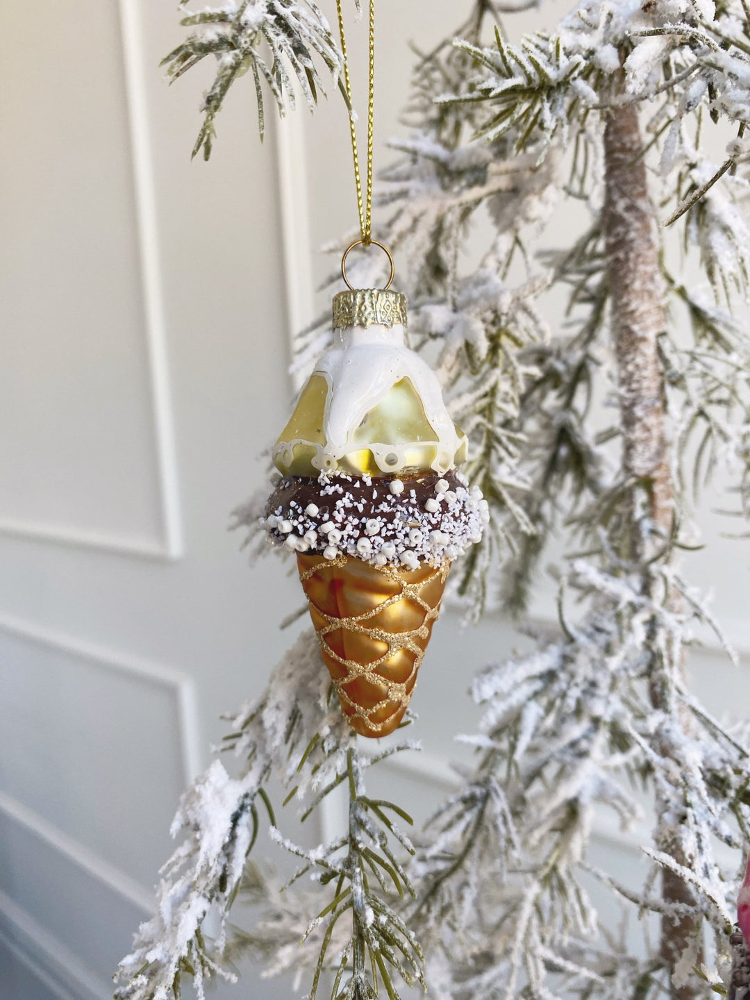 Ice Cream Cone Ornament - Spring Sweet