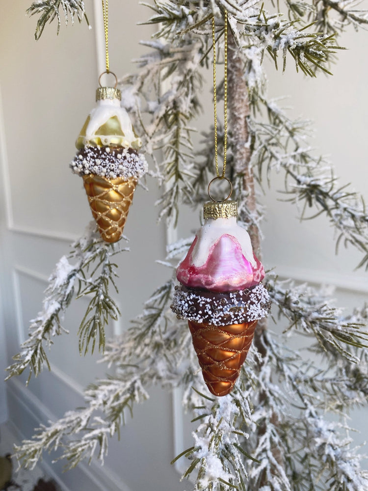 Ice Cream Cone Ornament - Spring Sweet