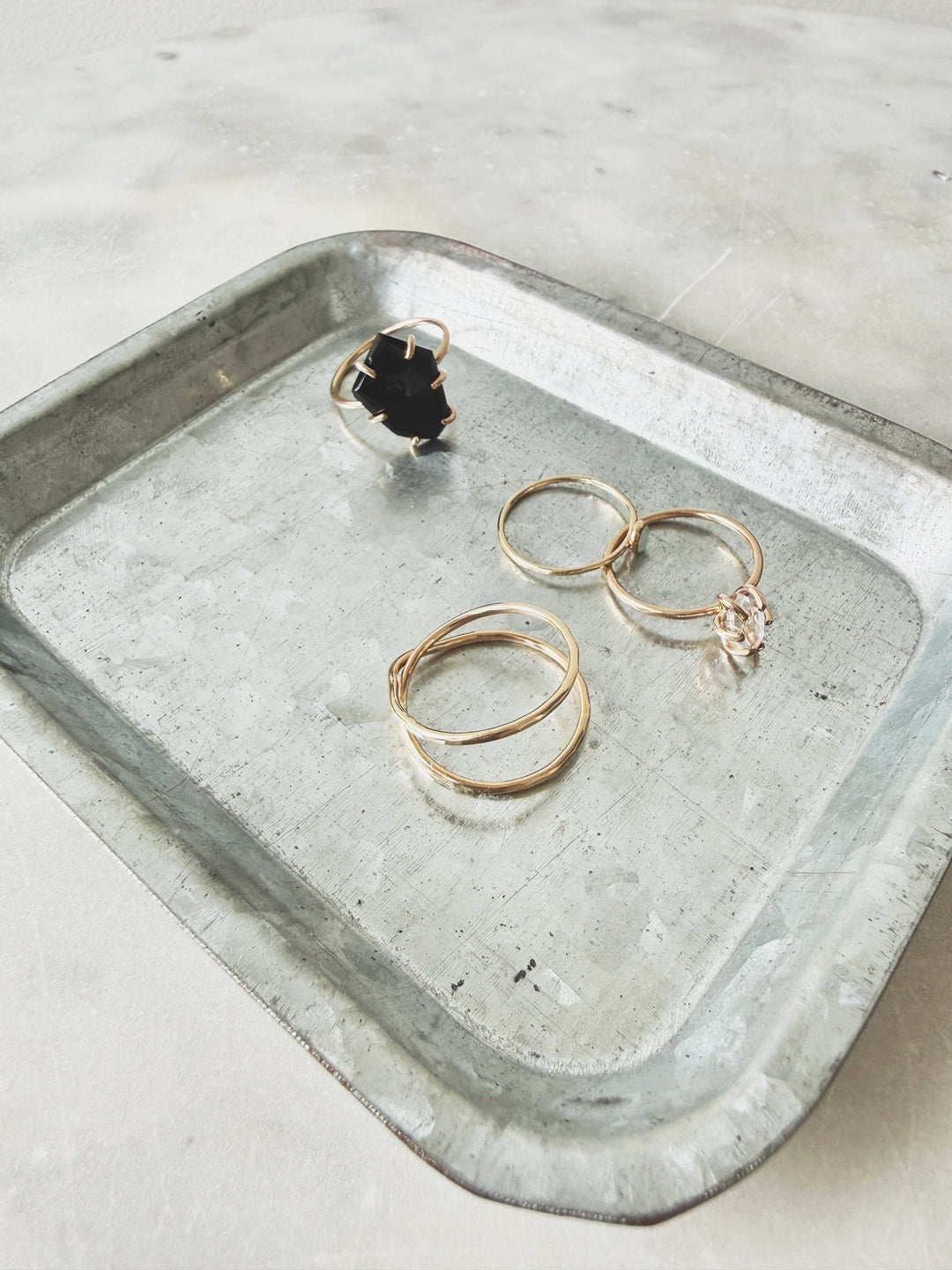 Infinity Ring, Gold Filled - Spring Sweet