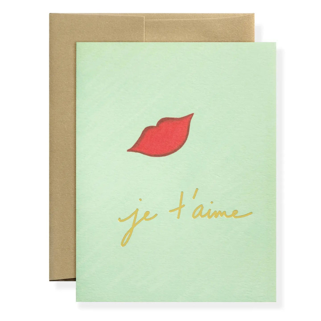 Je T'aime Card - Spring Sweet