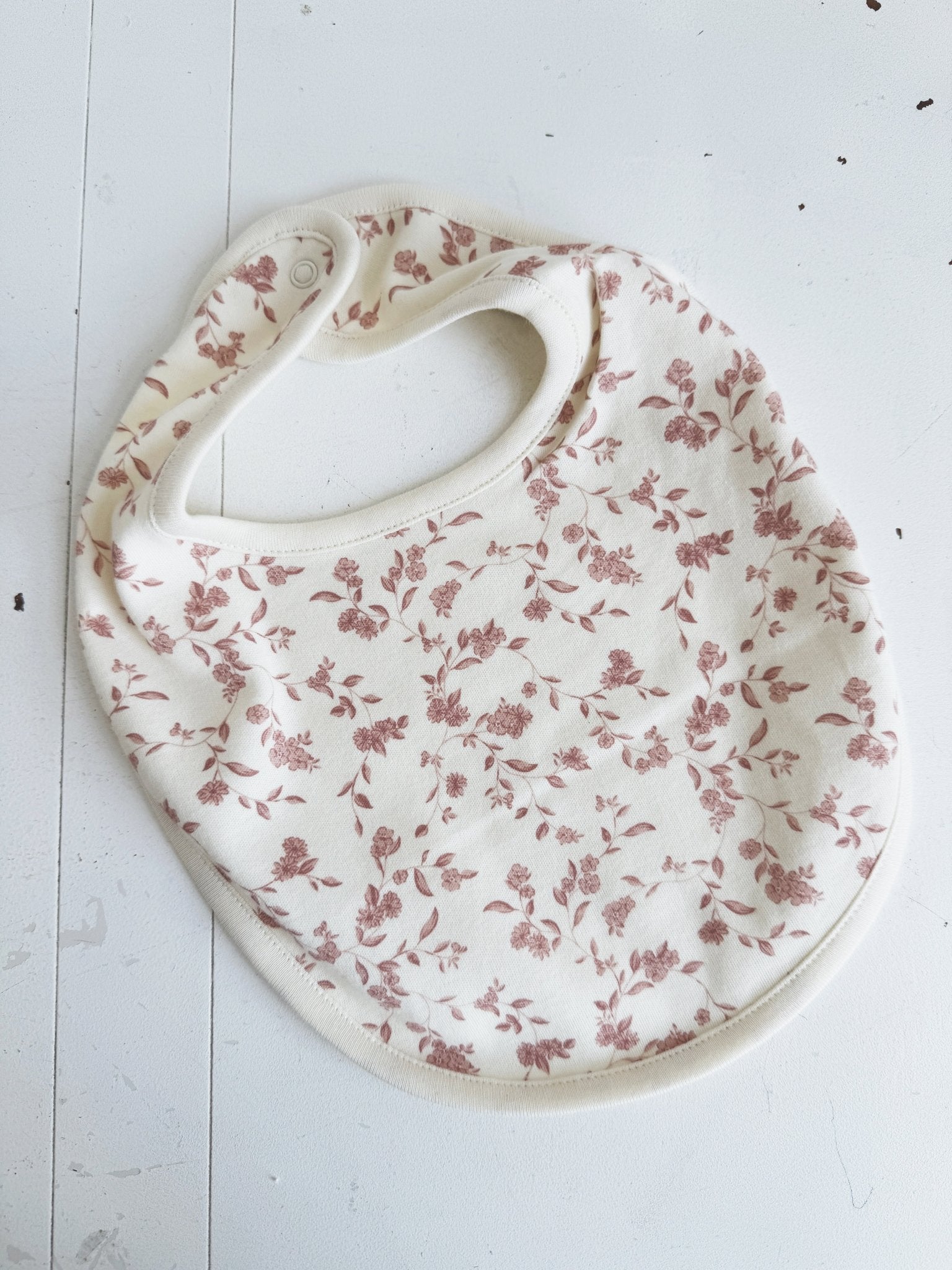 Jersey Snap Bib - Spring Sweet