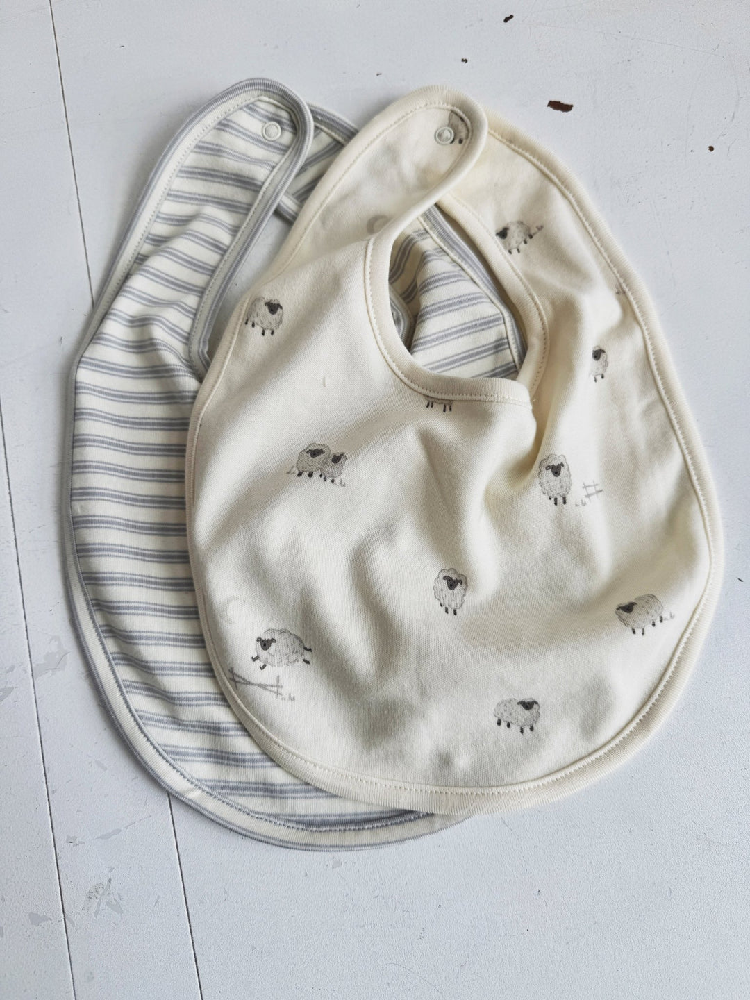 Jersey Snap Bib - Spring Sweet