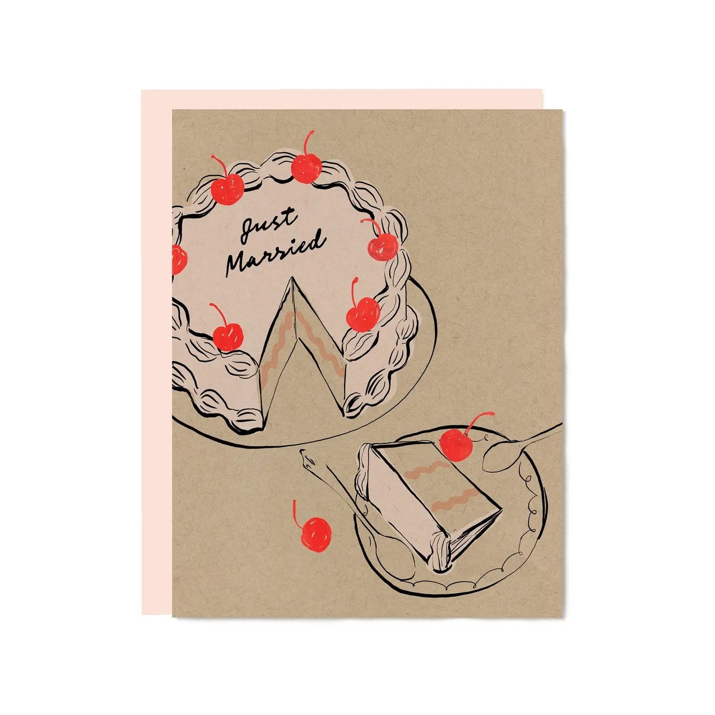 Just Married Card - Spring Sweet