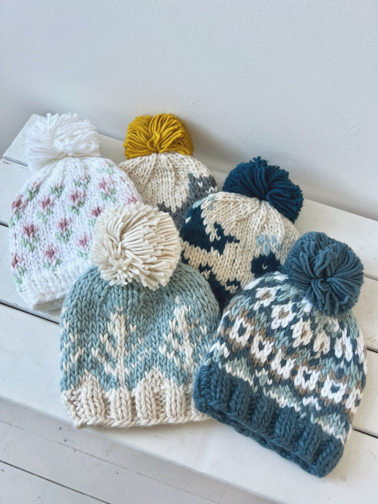 Knit Baby Beanie - Spring Sweet