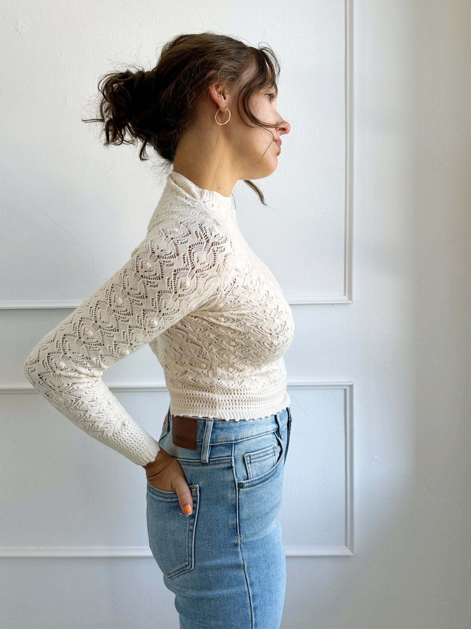 Knit Lace Top - Spring Sweet