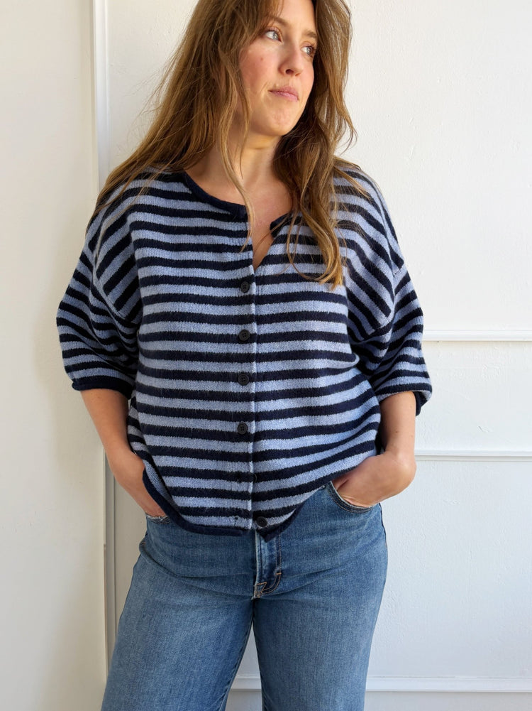 Knit Short Sleeve Cardigan - Spring Sweet