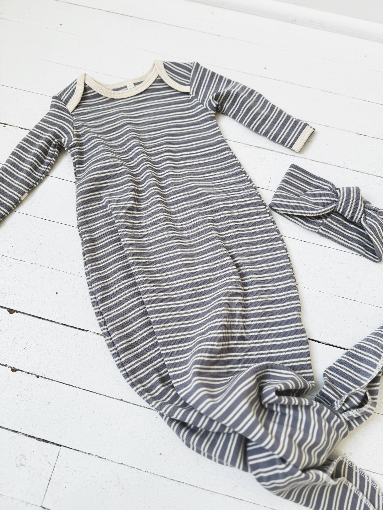 Knotted Baby Gown - Spring Sweet