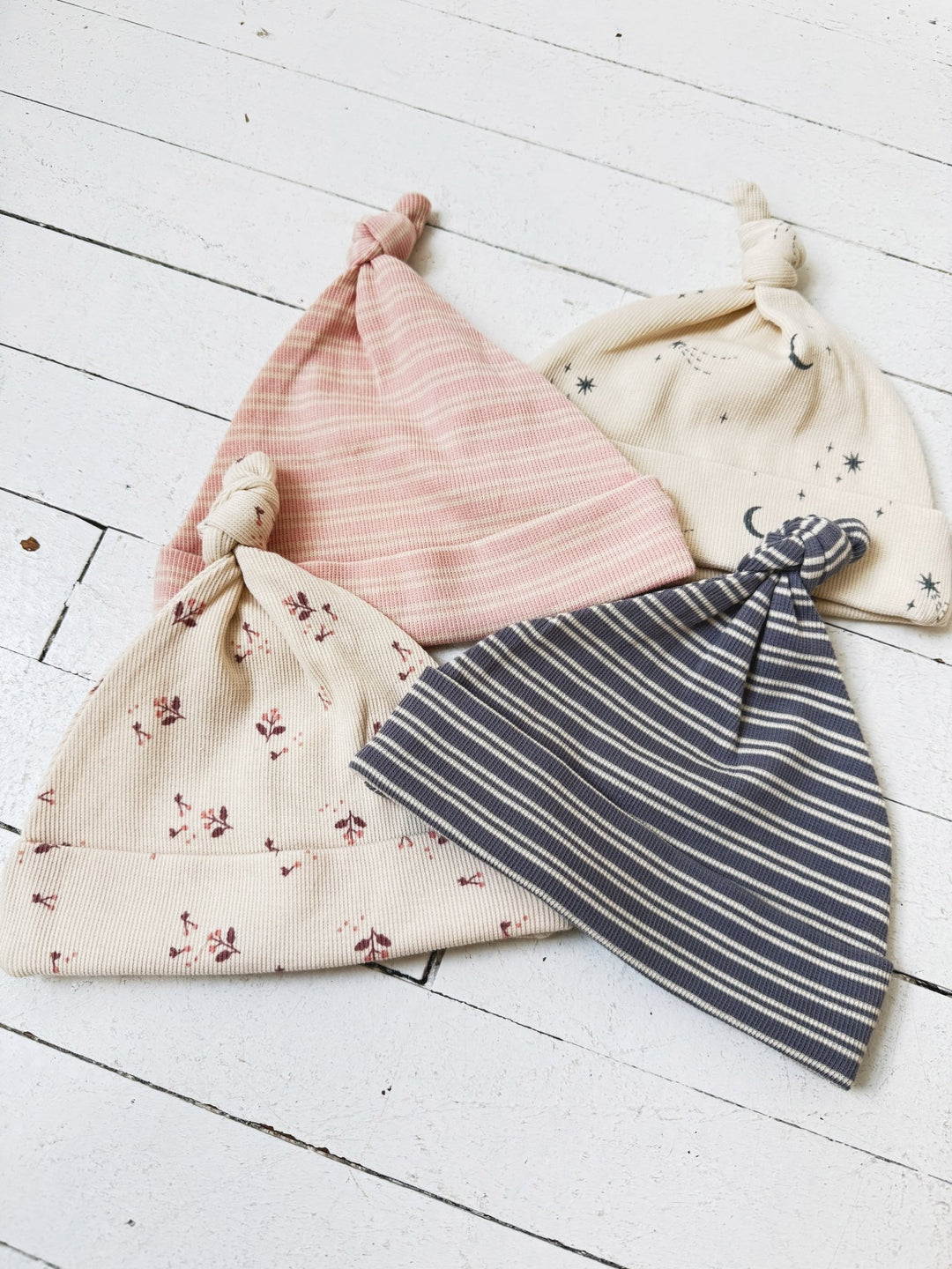 Knotted Baby Hat - Spring Sweet