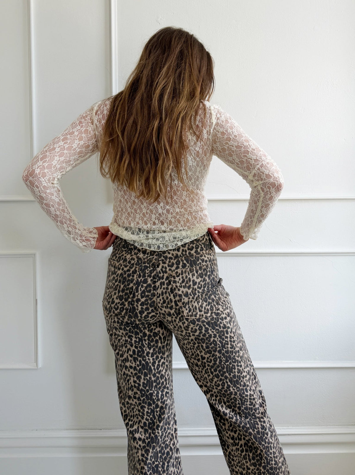 Lace Long Sleeve Top - Spring Sweet