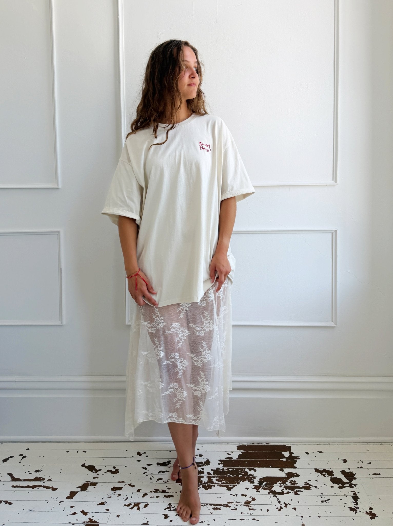 Lace Midi Skirt - Spring Sweet