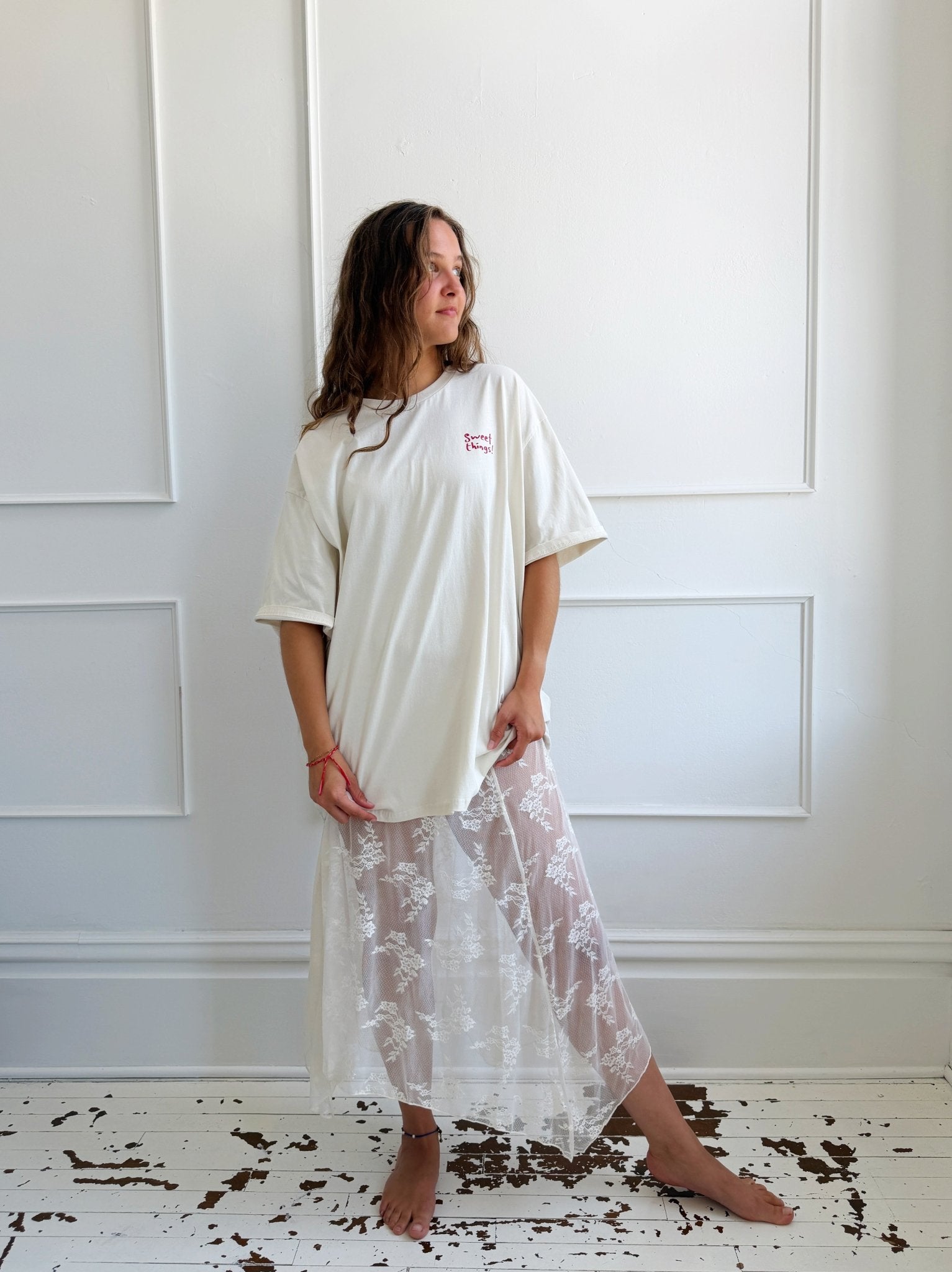 Lace Midi Skirt - Spring Sweet