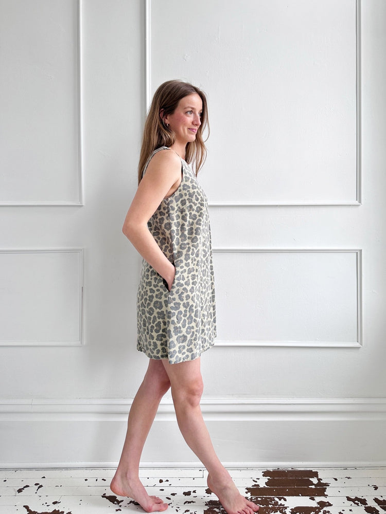 Leopard Sleeveless Mini Dress - Spring Sweet