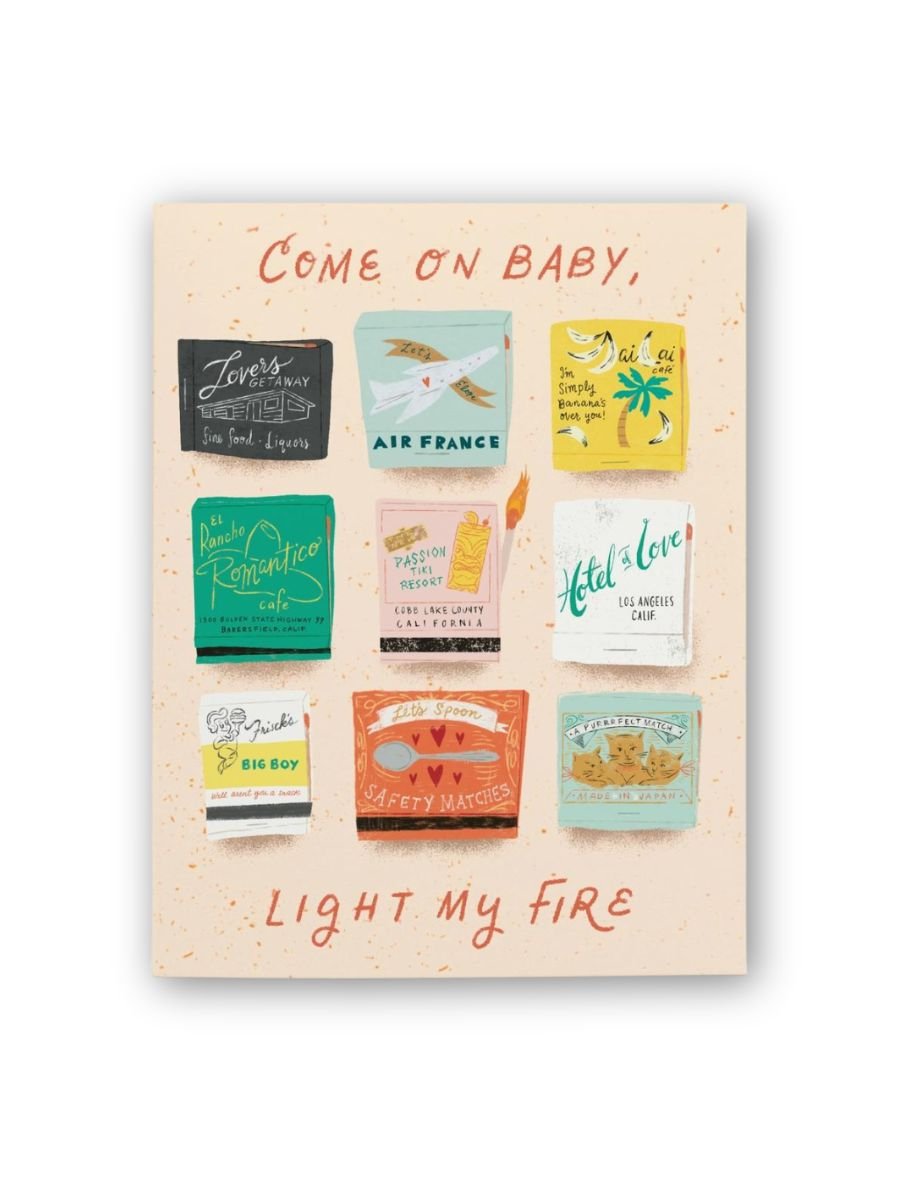 "Light my fire" Card - Spring Sweet
