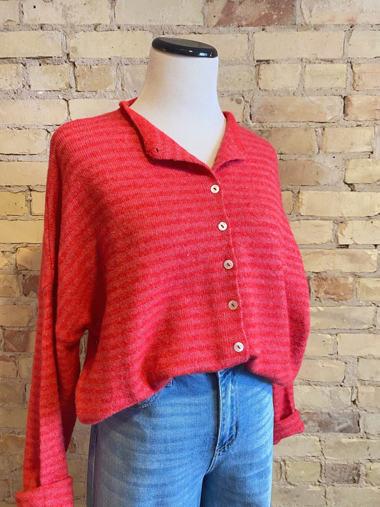 Lightweight Button Down Cardigan - Spring Sweet