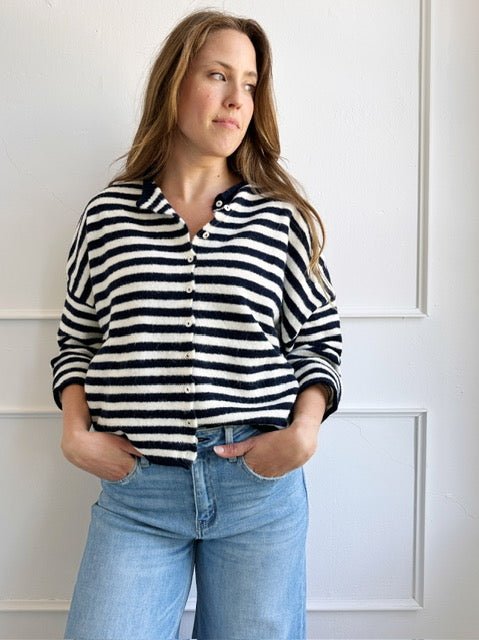 Lightweight Button Down Cardigan - Spring Sweet