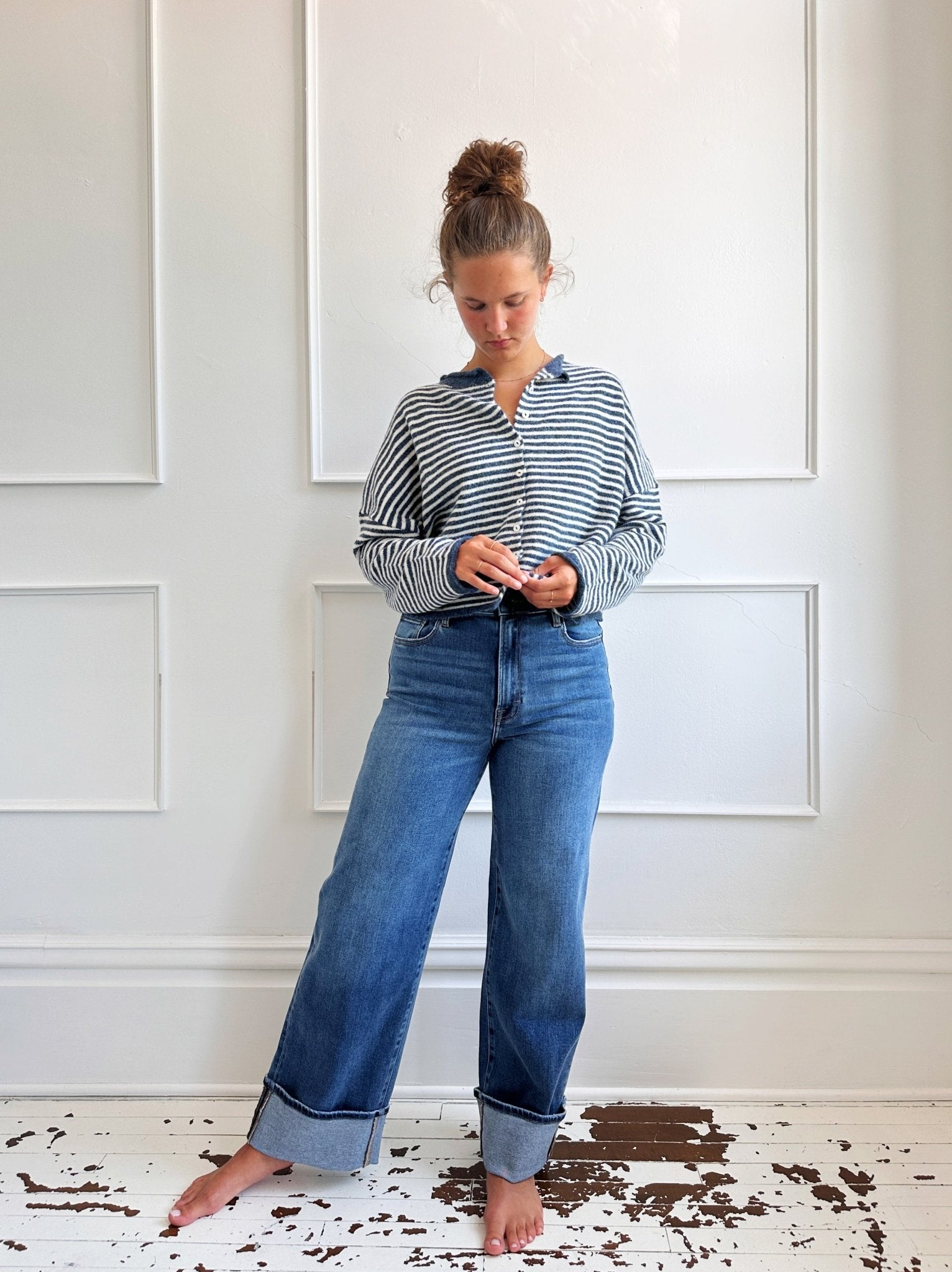 Lightweight Button Down Cardigan - Spring Sweet