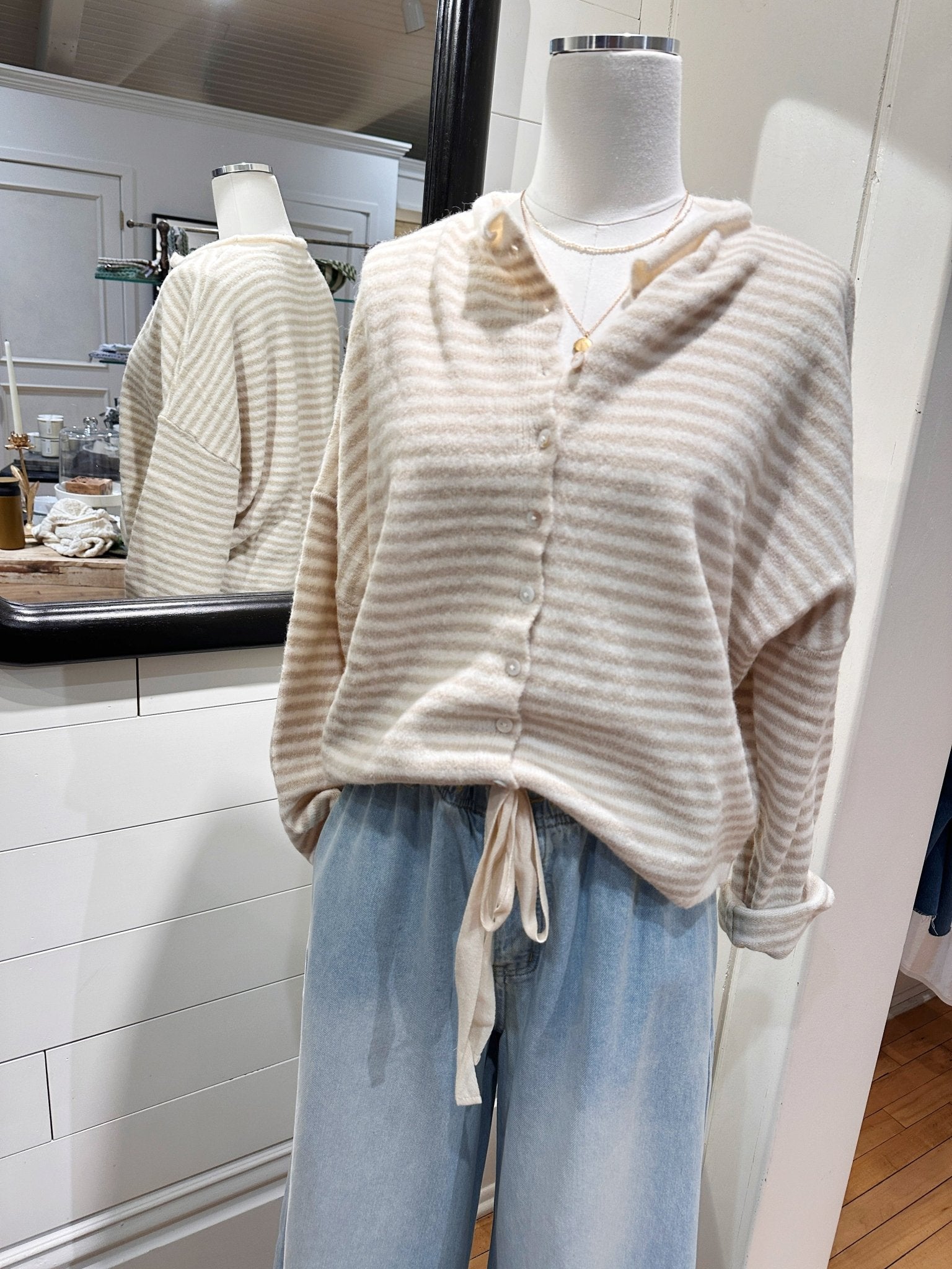 Lightweight Button Down Cardigan - Spring Sweet