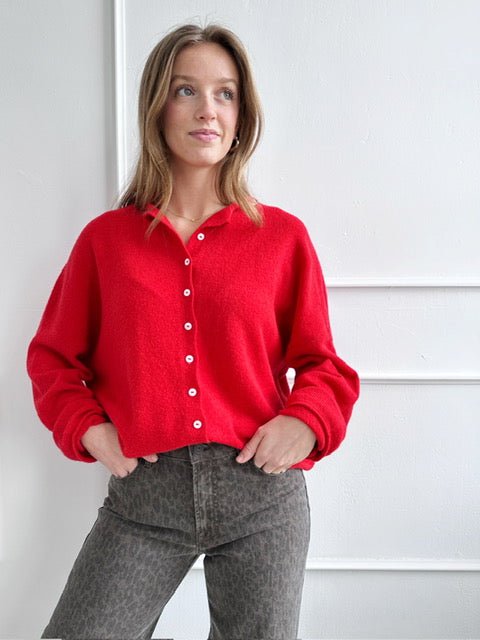 Lightweight Button Down Cardigan - Spring Sweet