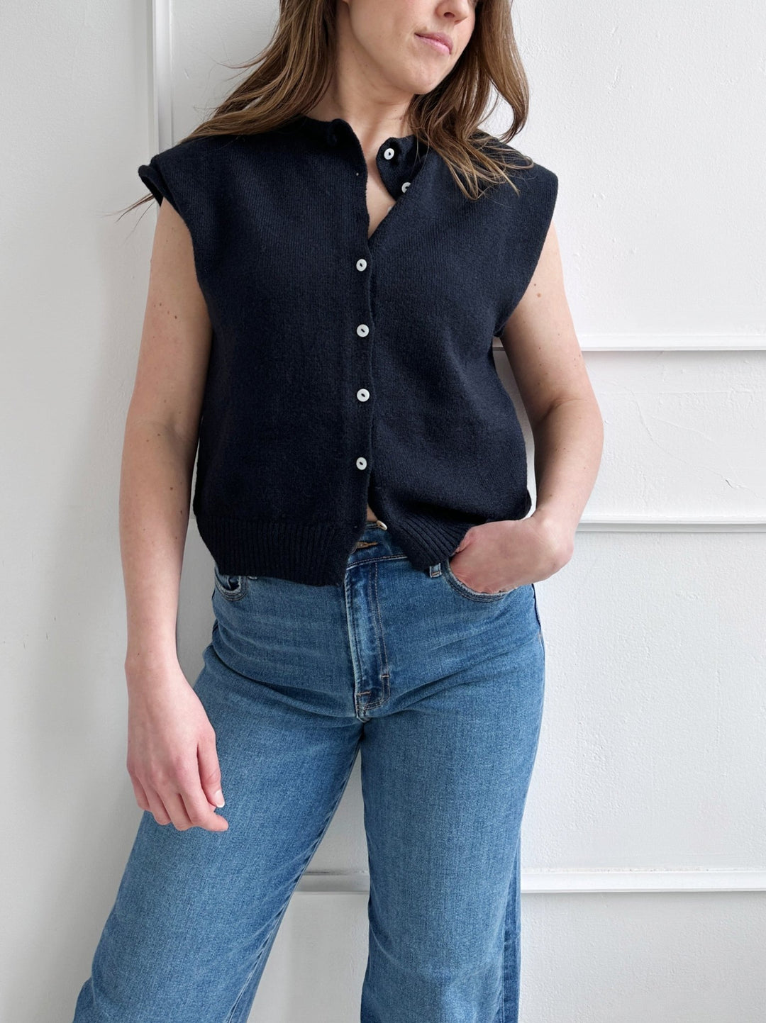 Lightweight Cardigan Vest - Spring Sweet
