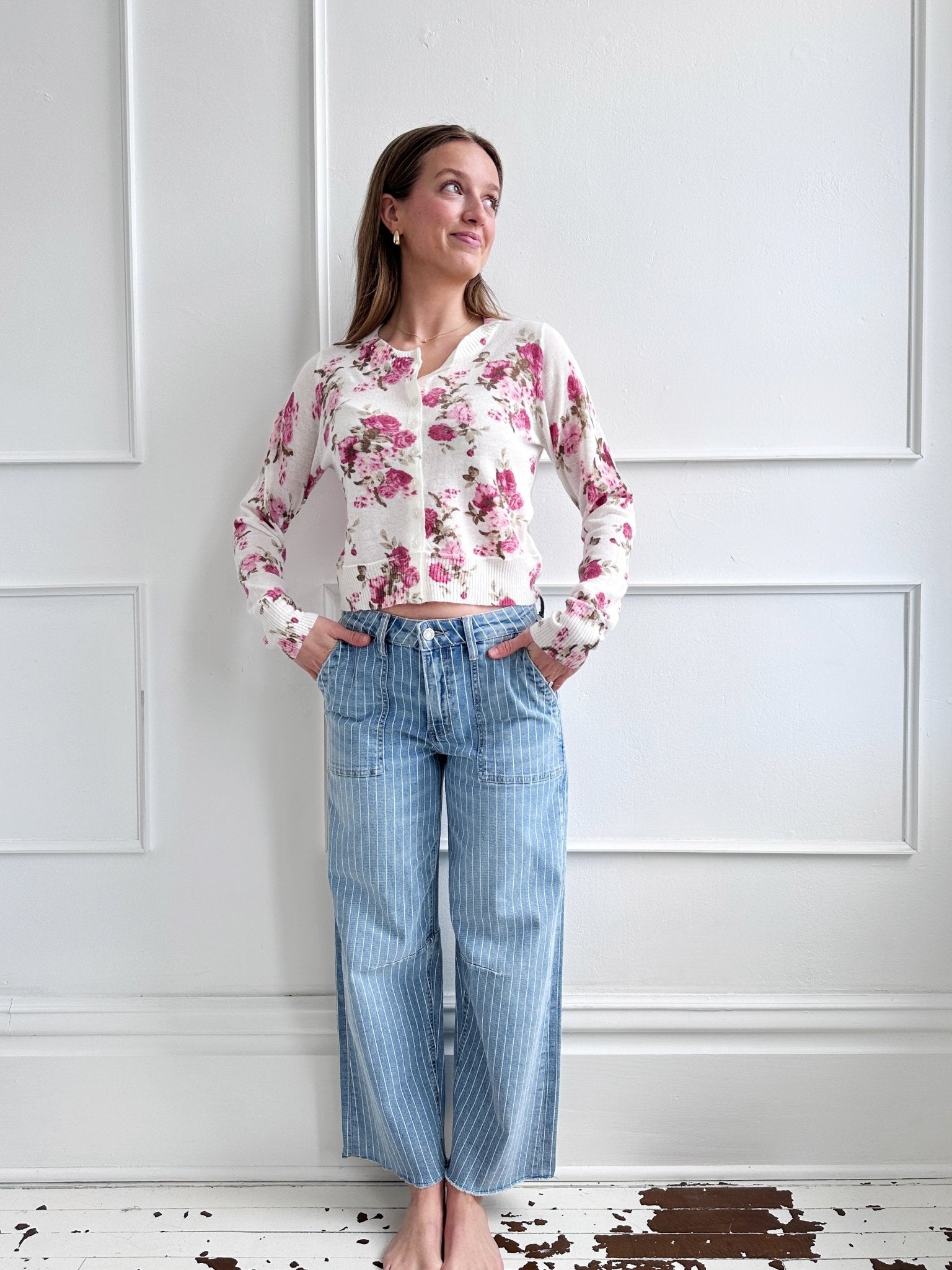 Lightweight Floral Cardigan - Spring Sweet