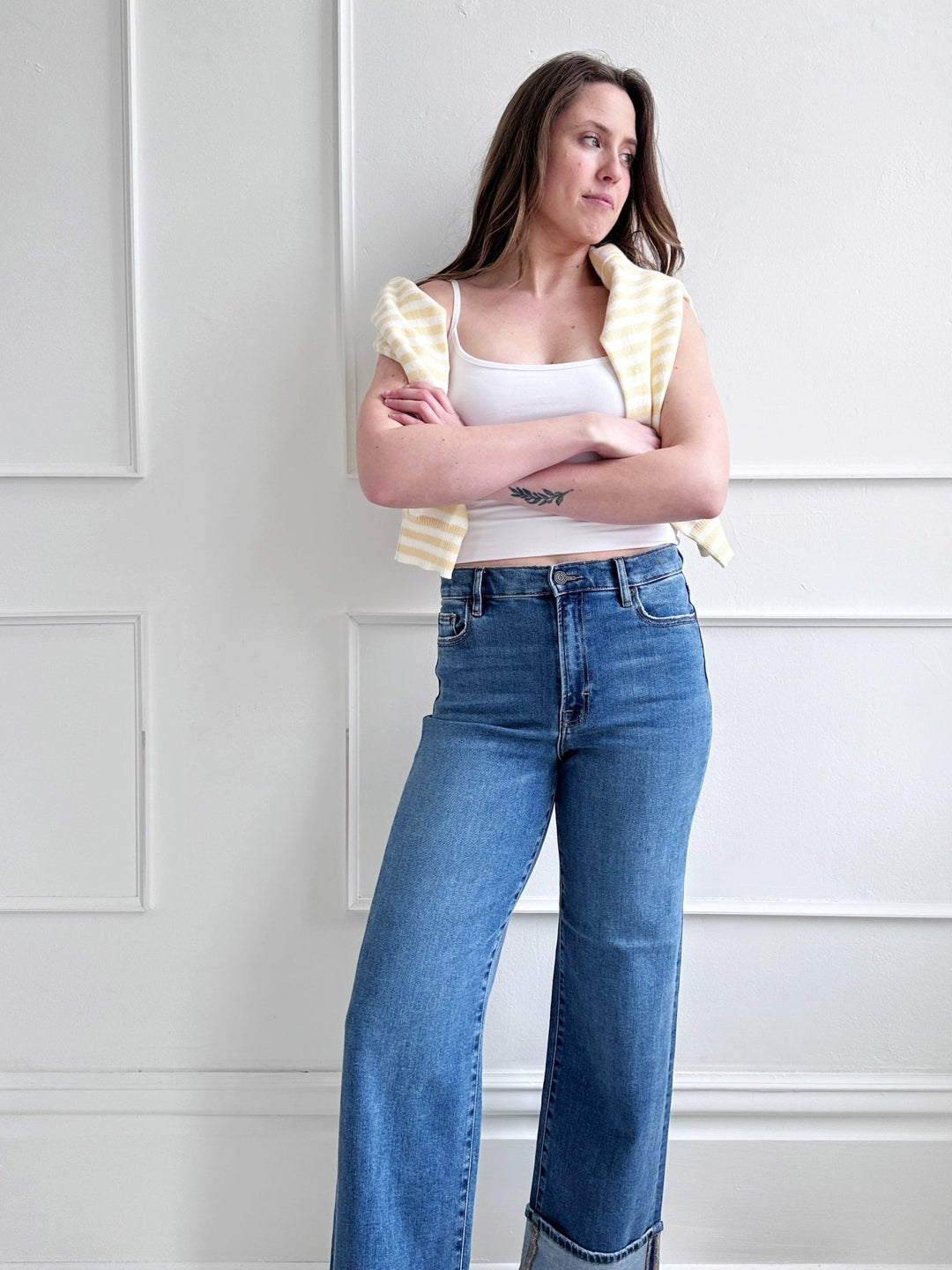 Lined Cropped Cami - Spring Sweet