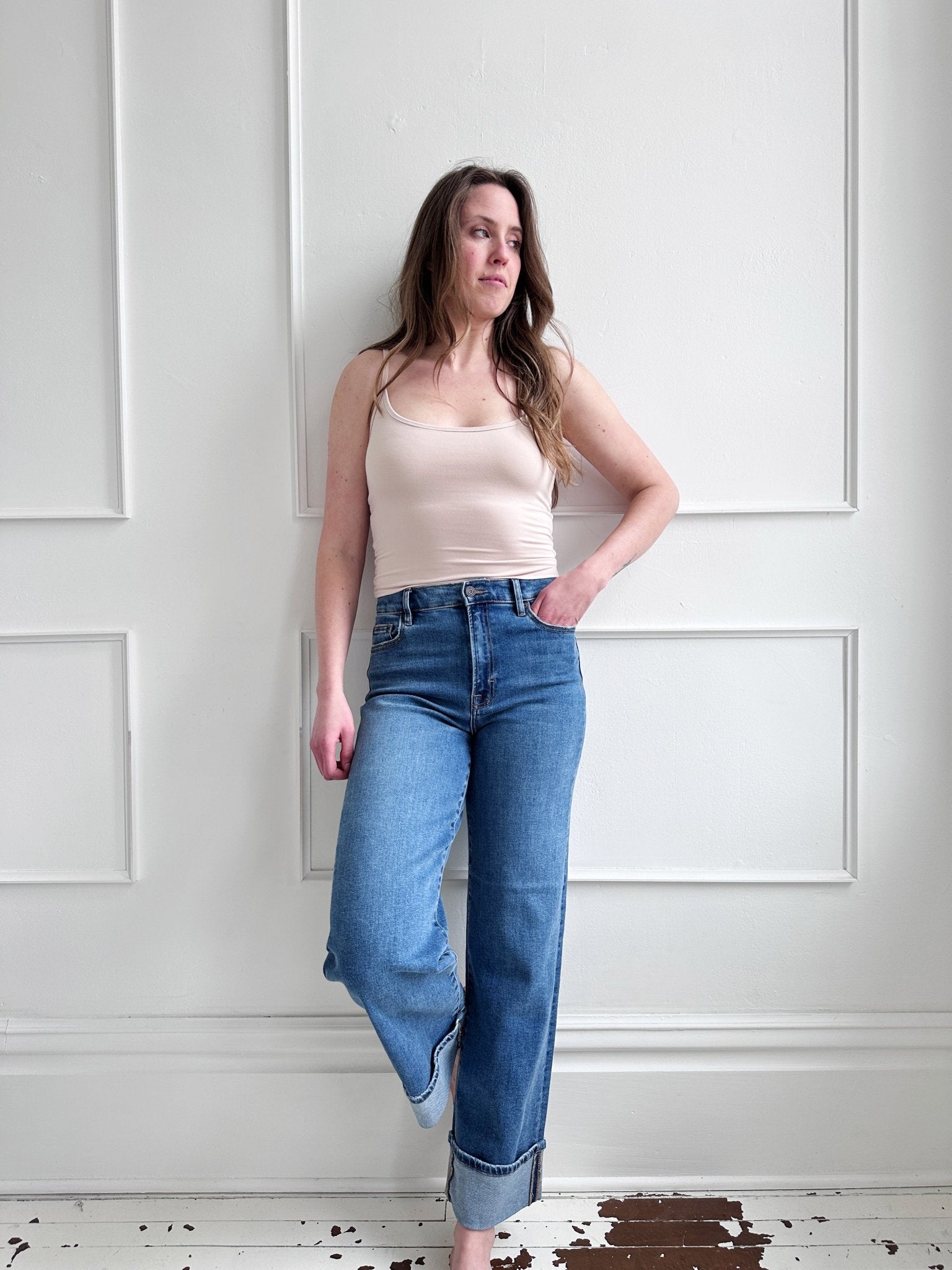 Lined Cropped Cami - Spring Sweet
