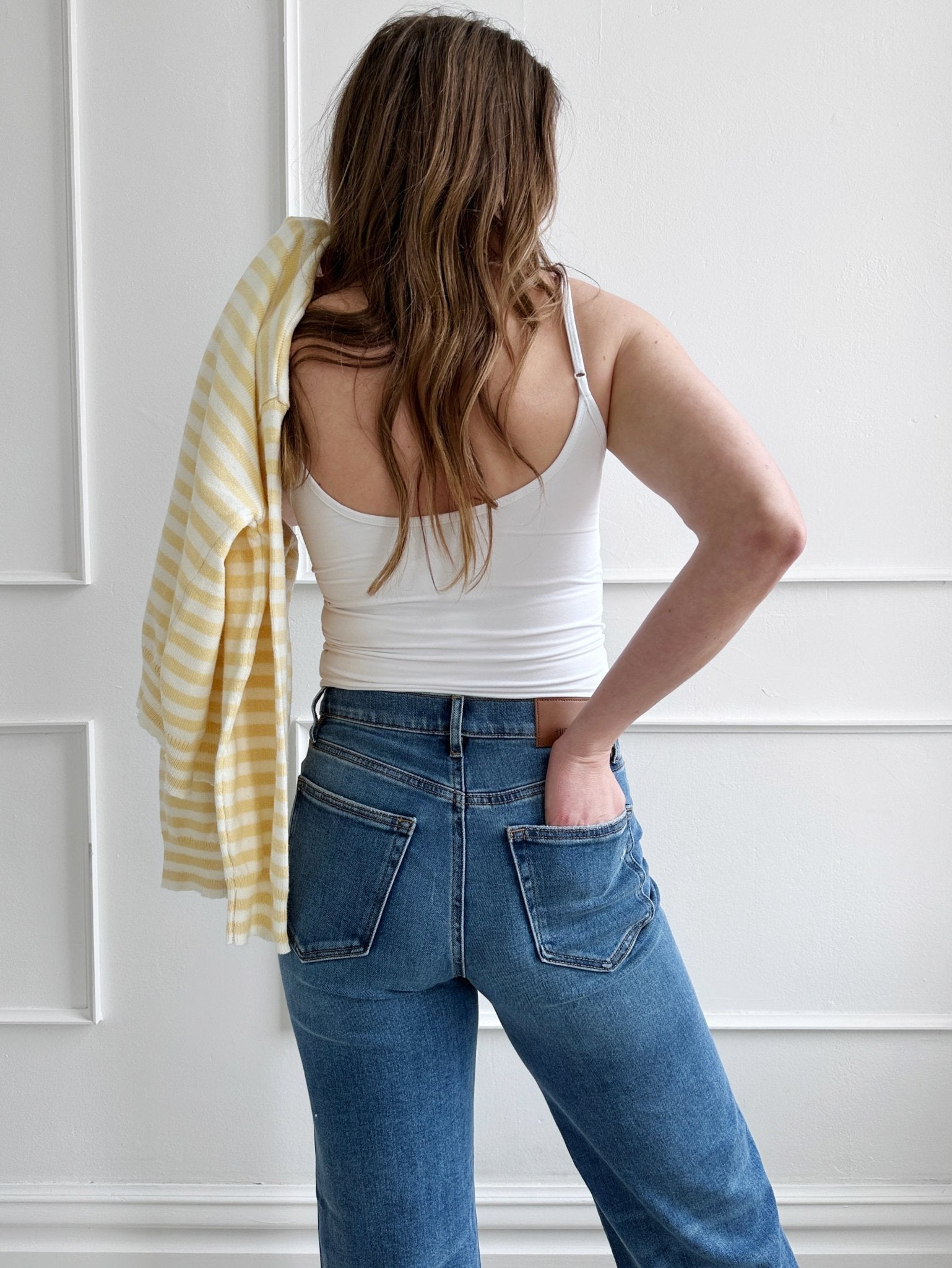 Lined Cropped Cami - Spring Sweet