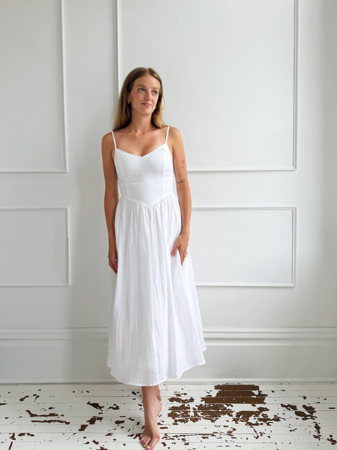 Linen Midi Sundress - Spring Sweet