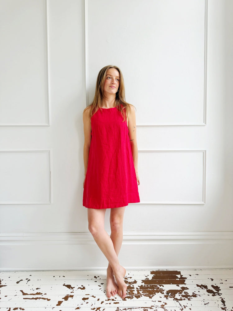 Linen Sleeveless Dress - Spring Sweet