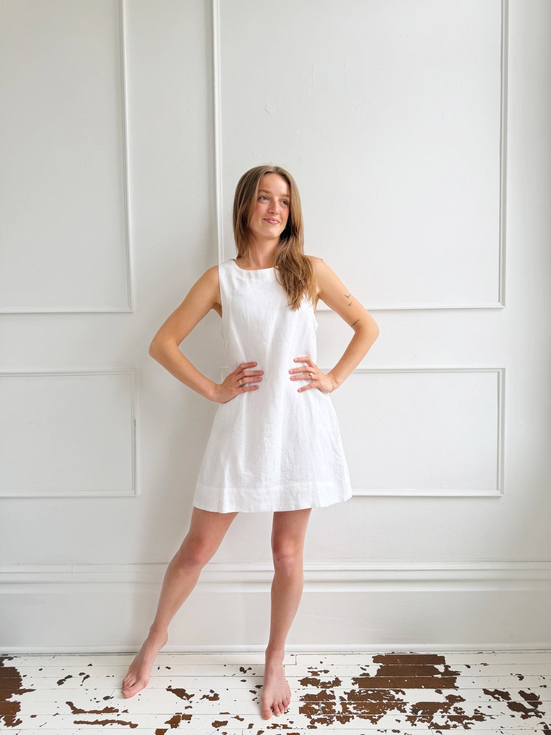 Linen Sleeveless Dress - Spring Sweet