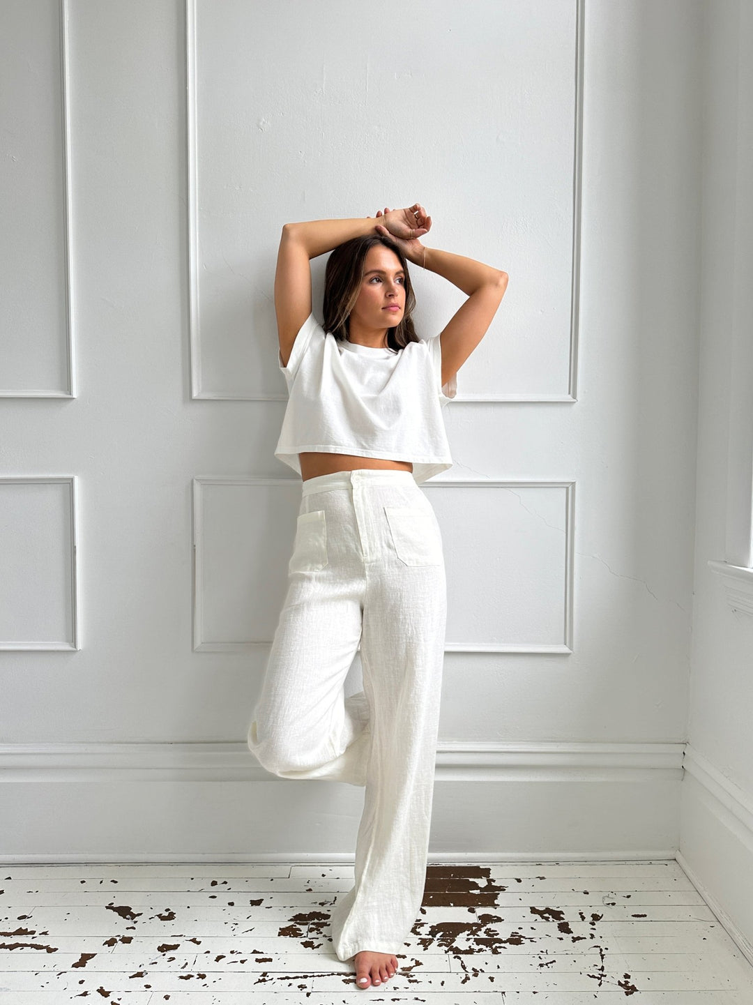 Linen Wide Leg Pants - Spring Sweet