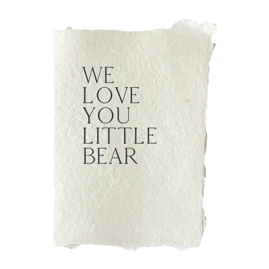 Little Bear Card - Spring Sweet