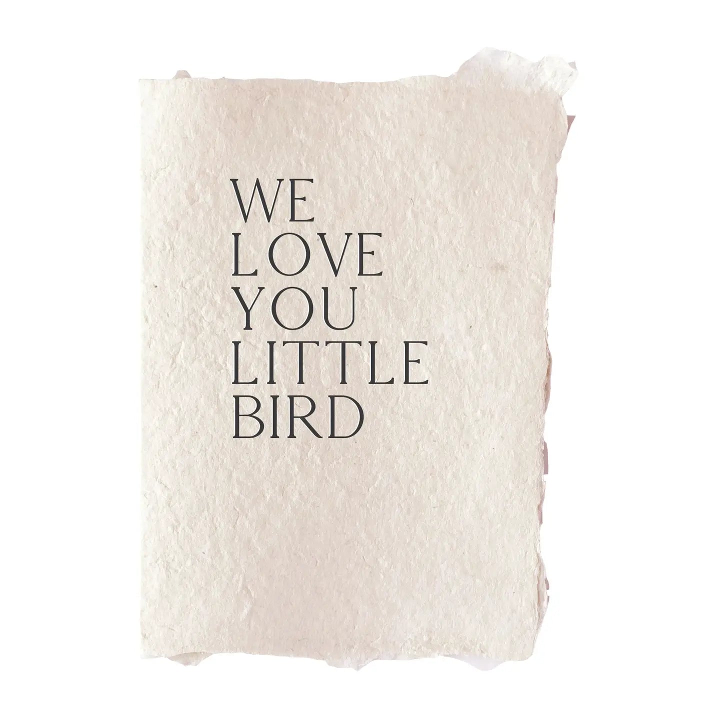 Little Bird Card - Spring Sweet