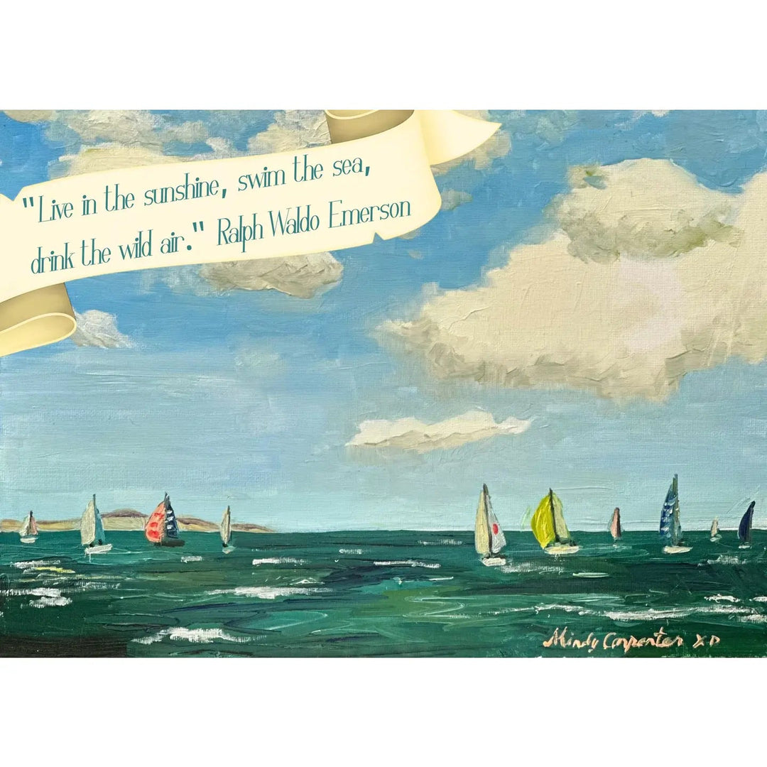 Live in the Sunshine Card - Spring Sweet
