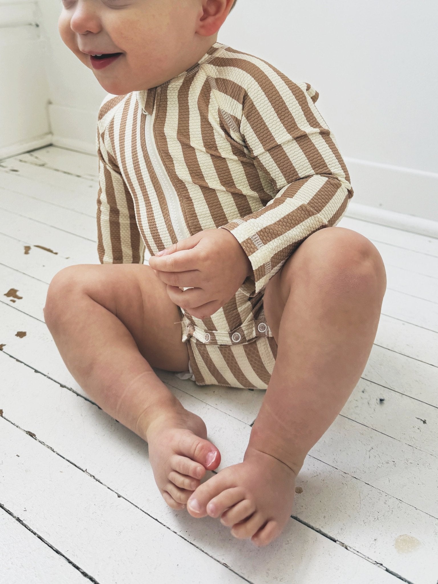 Long Sleeve One - Piece Rashguard - Spring Sweet