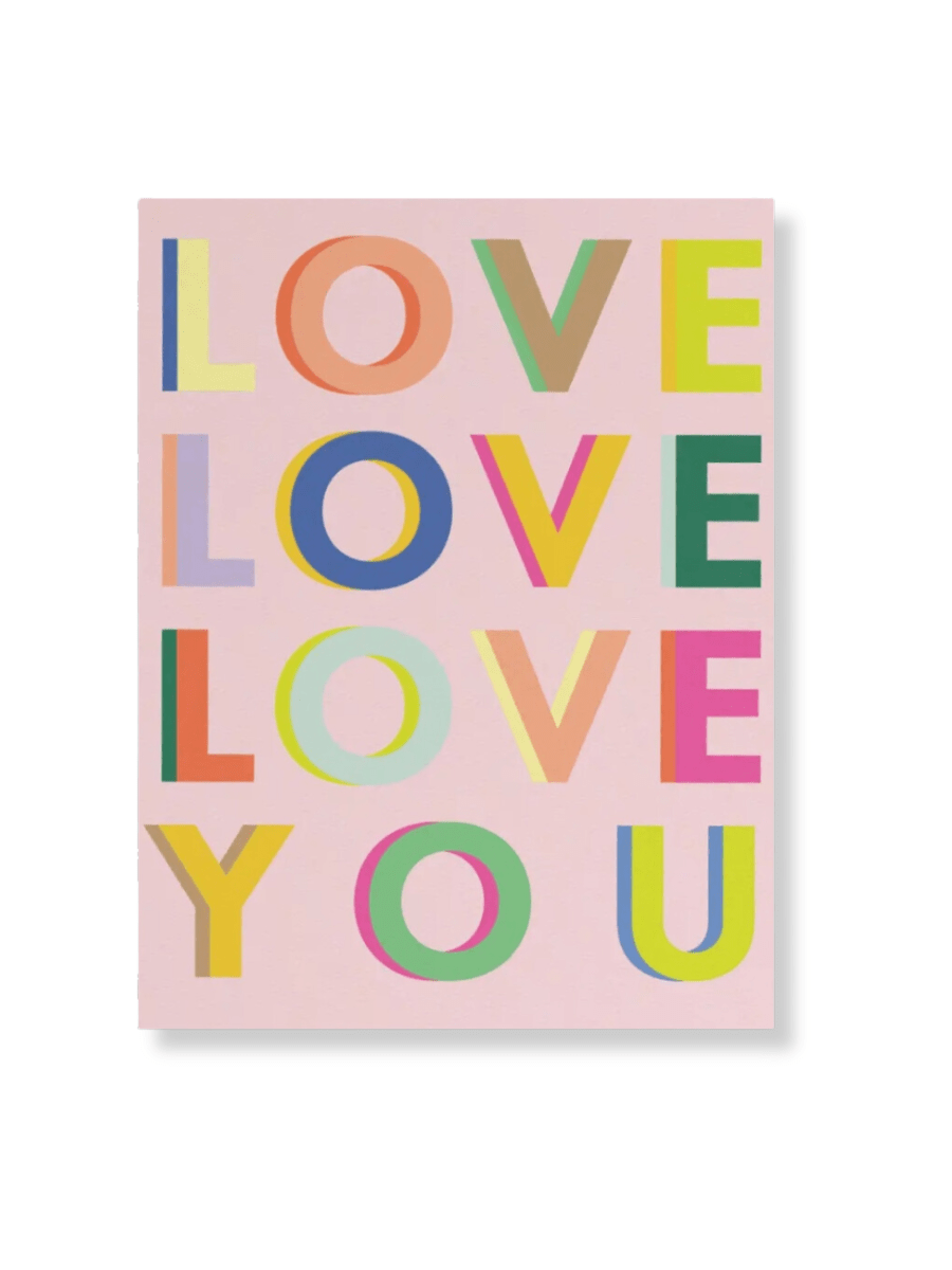 Love Love Love Card - Spring Sweet
