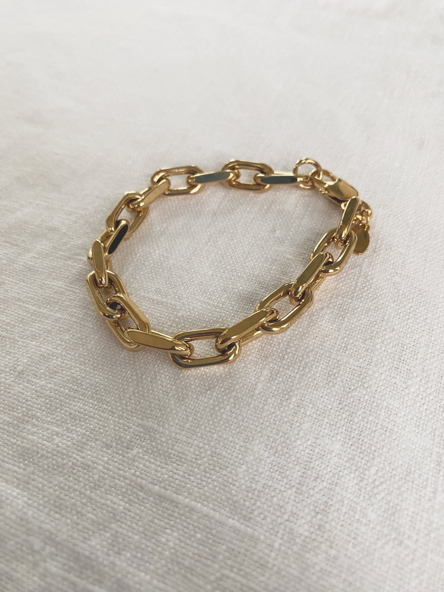 Luxe Link Bracelet, Gold Plated - Spring Sweet