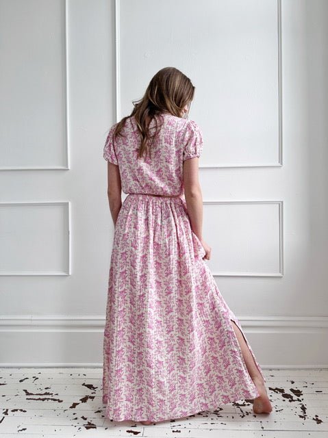 Maxi Skirt w/ Slit - Spring Sweet