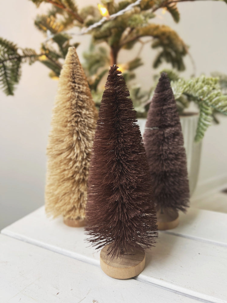 Medium Sisal Bottle Brush Tree - Spring Sweet