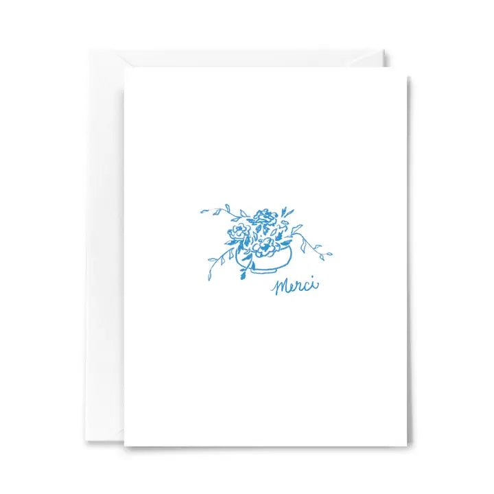 Merci Flowers Card - Spring Sweet