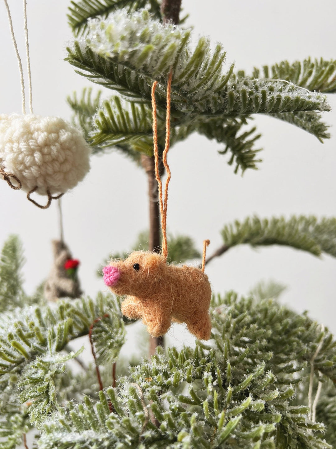 Mini Felt Animal Ornaments - Spring Sweet