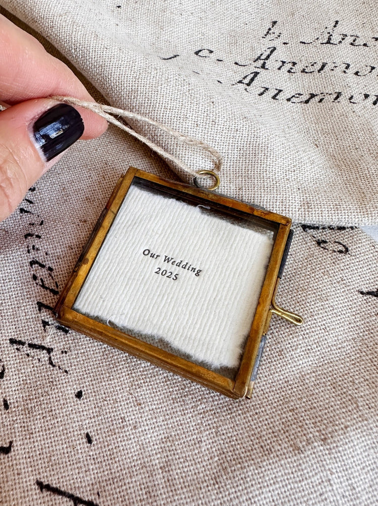 Mini Frame Ornament - Spring Sweet