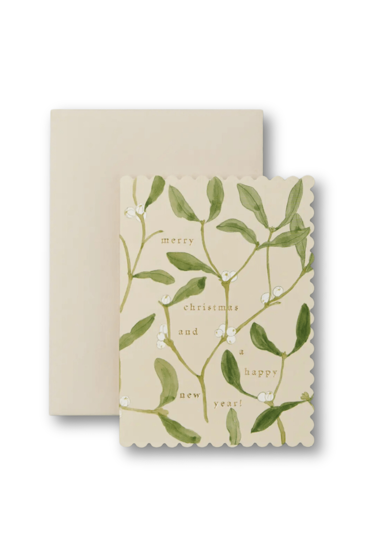 Mistletoe Merry Christmas Card - Spring Sweet