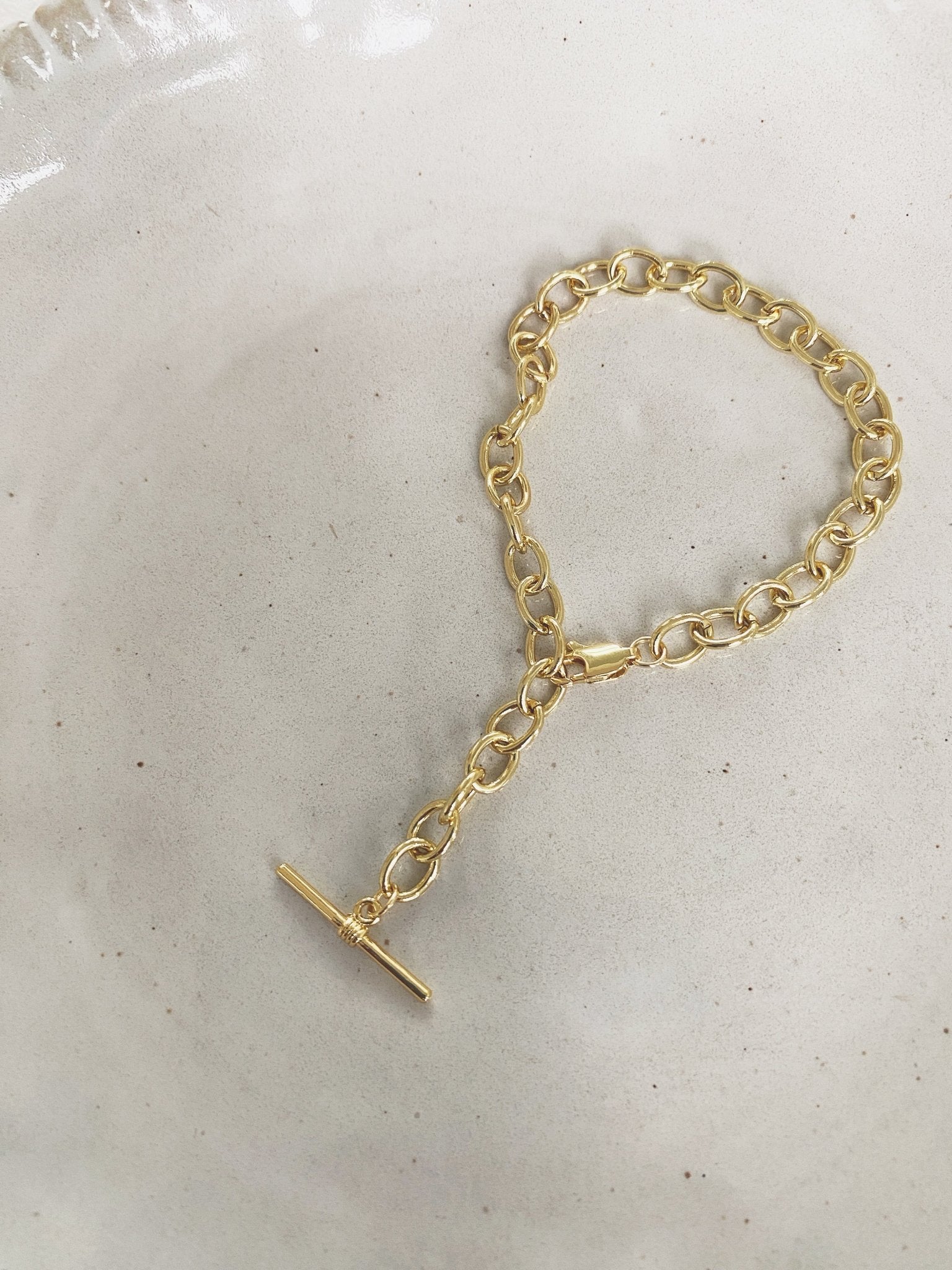 Monaco Bracelet, Gold Plated - Spring Sweet